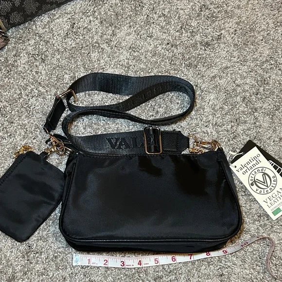 Valentino Black Crossbody Bag with Gold Accents - Picture 5 of 8